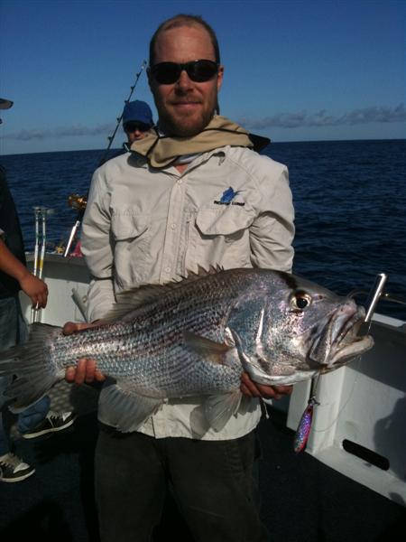 Jurien Seas Sports Charter 29 August 2010 - 81cm Dhufish on 15lb