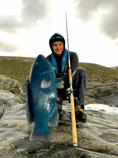 Big Blue to christen the new rod