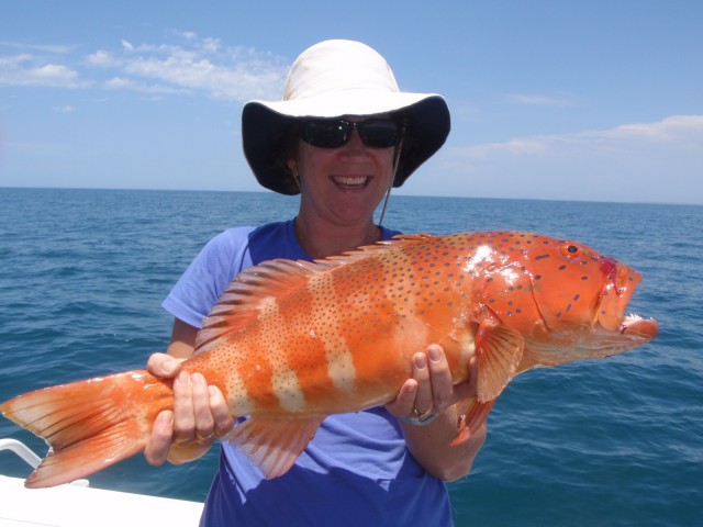 Mrs with her maiden trout