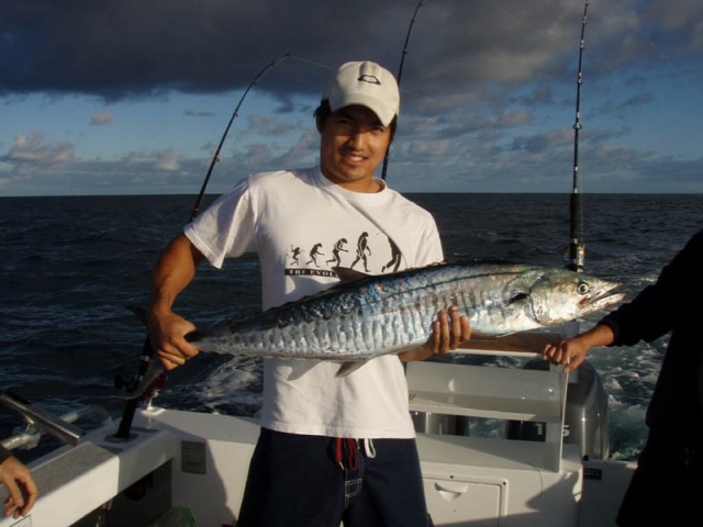 My Bro's very early season 8kg Kalbarri Mack 251108